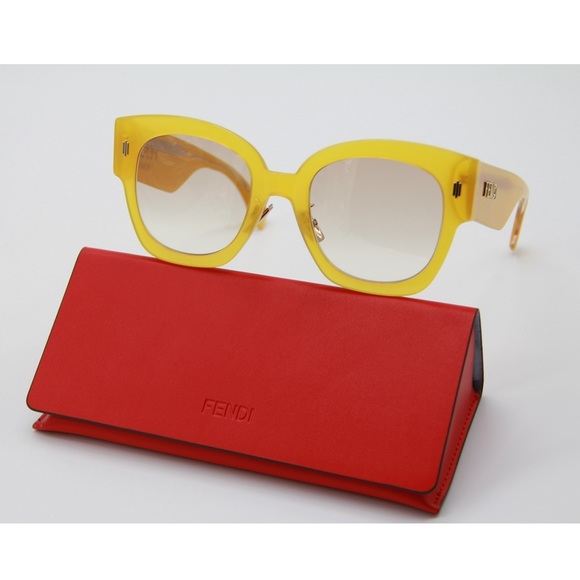Fendi Accessories - NEW FENDI FF0458/G/S 40G YELLOW SUNGLASSES FENDI FF 0458/G/S